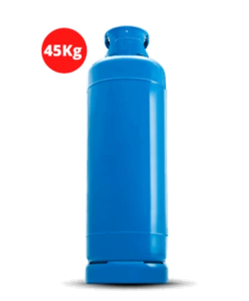 Botijão de gás industrial P45 de 45kg